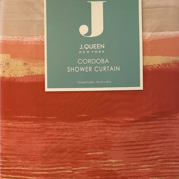 J Queen New York Fabric Shower Curtain Cordoba Southwestern - Picture 2 of 2